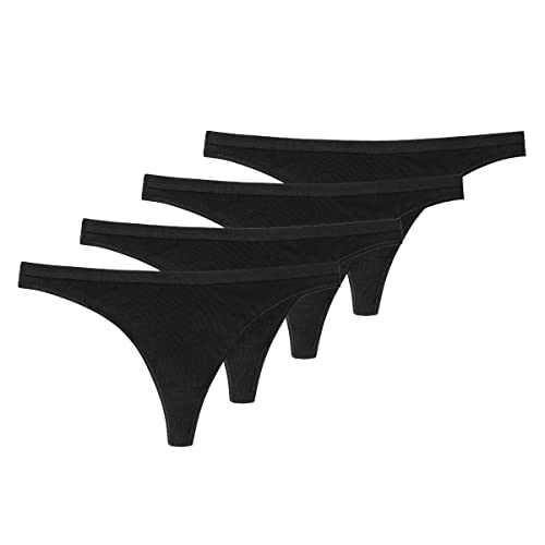 Schiesser - 95/5 Organic - String - 4er Pack (44 Schwarz) von Schiesser