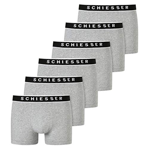 Schiesser - 95/5 - Shorts/Pants - 173983-6er Spar-Pack (4 Grau-Melange) von Schiesser