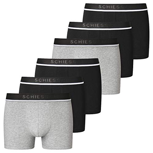 Schiesser - 95/5 - Shorts/Pants - 173986-6er Spar-Pack (5 Schwarz/Grau) von Schiesser