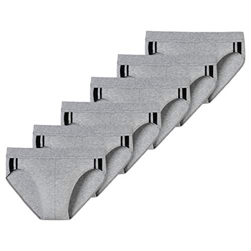 Schiesser - 95/5 Stretch - Rio-Slip - 173815 - 6er Spar-Pack (5 Grau-Melange) von Schiesser