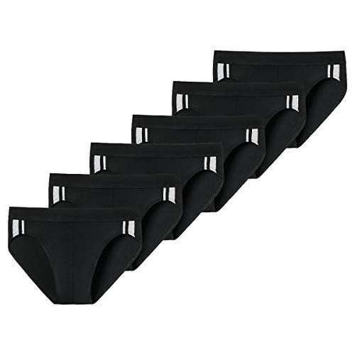 Schiesser - 95/5 Stretch - Rio-Slip - 173815 - 6er Spar-Pack (6 Schwarz) von Schiesser