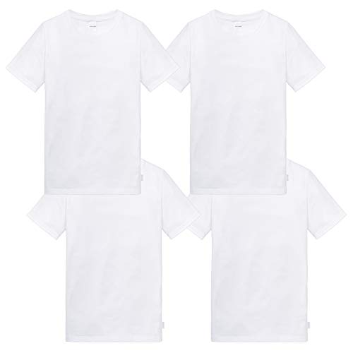 Schiesser American T-Shirts 4er Pack white 164 von Schiesser