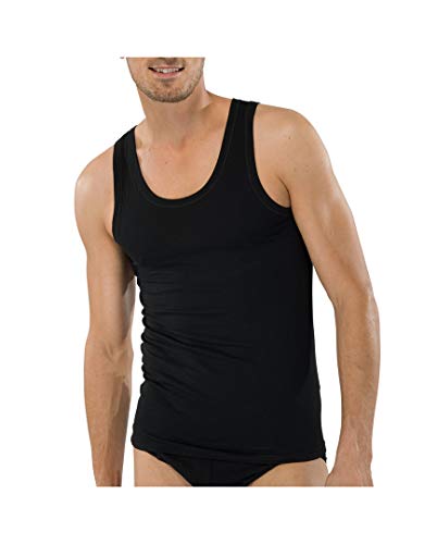 Schiesser Authentic Unterhemden 6er Pack black L (6) von Schiesser