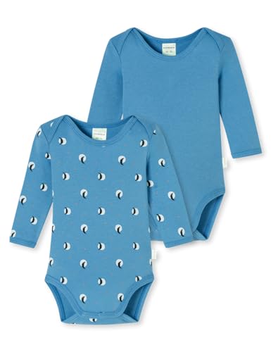 Schiesser Baby-Jungen 2 Pack Wickelbody mit Knöpfen-100% Organic Bio Baumwolle-Größe 56 Bis 104 Kleinkind Unterwäsche-Satz, Sortiert 3_181784, 68 (2er Pack) von Schiesser