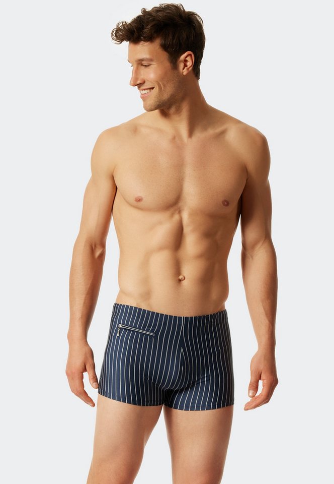 Schiesser Badeshorts Nautical Casual Innenslip, kleine Tasche mit RV, gestreift Schiesser Badeshorts Nautical Casual Innenslip, kleine Tasche mit RV, gestreift von Schiesser