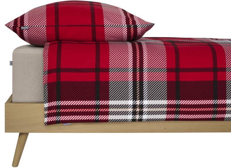 Schiesser Bettwäsche "Borro aus weicher Baumwolle in klassischem Karo" 2 Stk. tlg. Made in Green von Schiesser