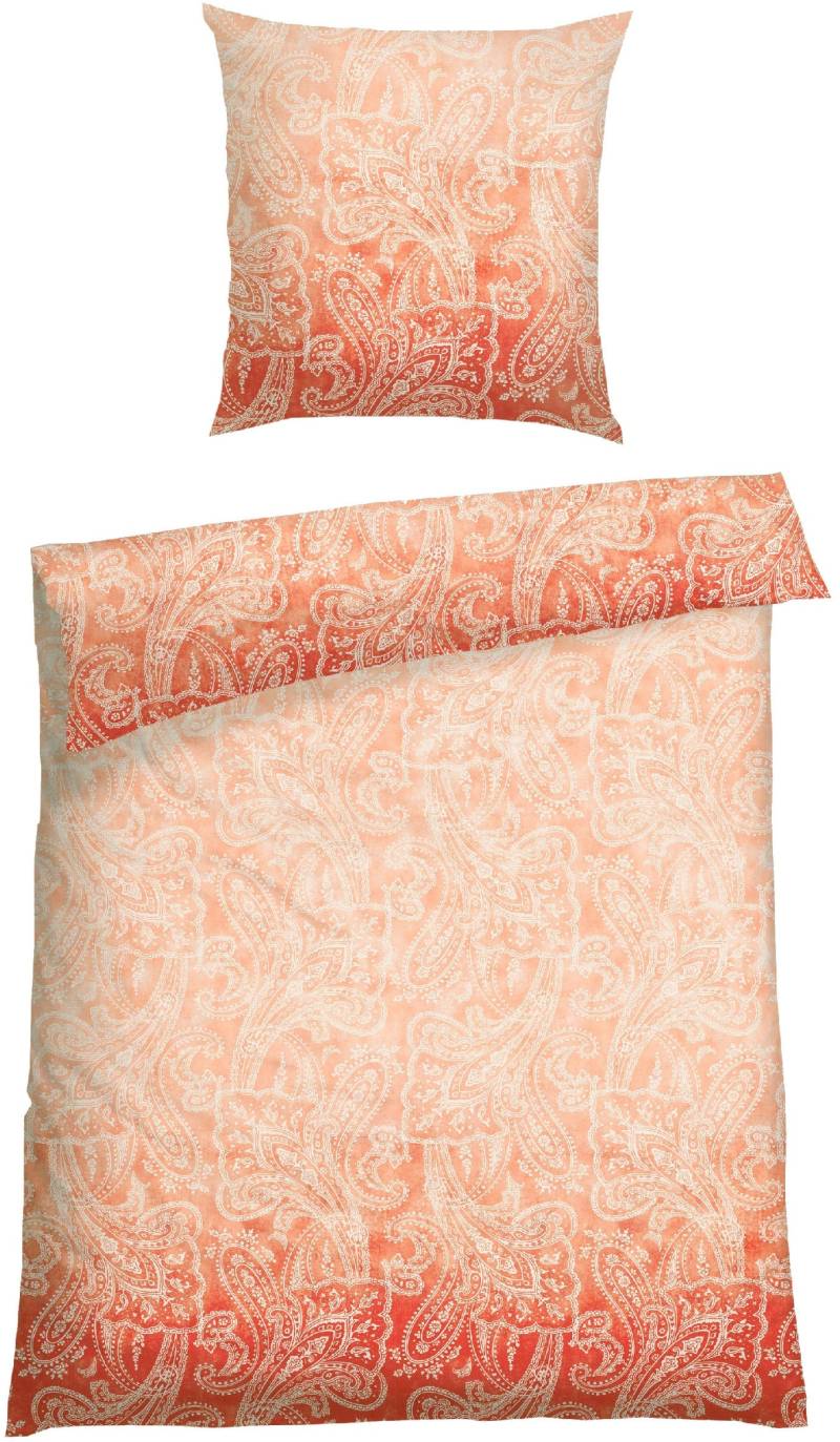Schiesser Bettwäsche "Claire aus weicher Baumwolle mit Paisleymuster in dezentem Farbverlauf" 2 Stk. tlg. MADE IN GREEN by OEKO-TEX von Schiesser