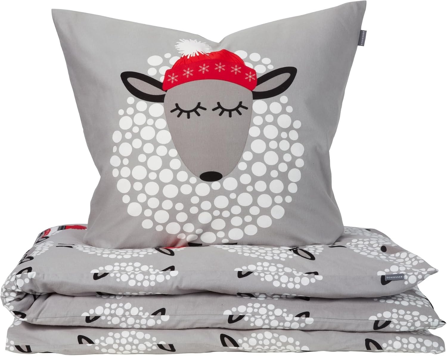 Schiesser Bettwäsche "Sippa aus weicher Baumwolle lädt zum Schäfchenzählen ein" 2 Stk. tlg. Made in Green von Schiesser