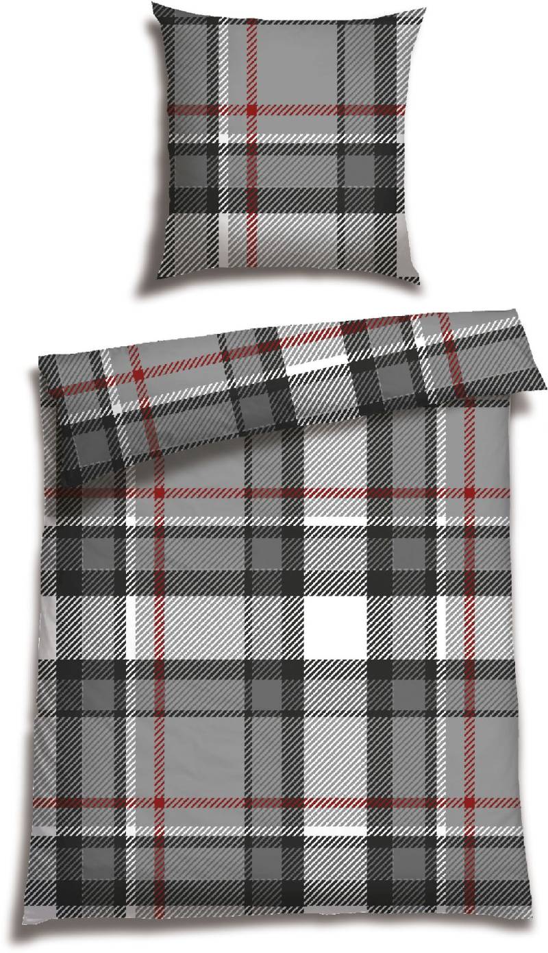 Schiesser Bettwäsche "Talisa aus weicher Baumwolle in karierter Optik" 2 Stk. tlg. MADE IN GREEN by OEKO-TEX-zertifiziert von Schiesser