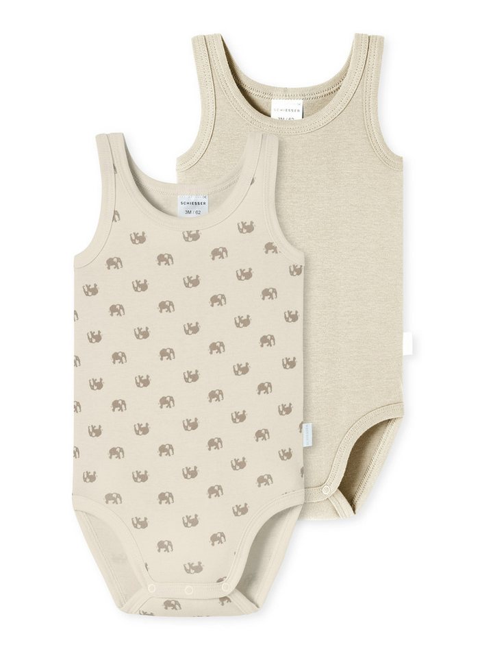Schiesser Body 0/0 - Natural Love Organic Cotton (2-tlg) langarm kurzarm body-suit von Schiesser