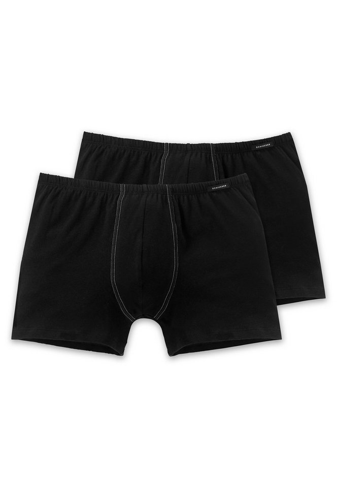 Schiesser Boxershorts Essentials (2er Pack) mit angenehm weichem Bund von Schiesser