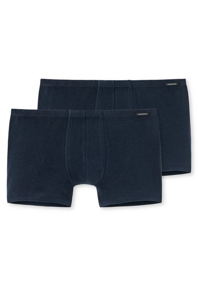 Schiesser Boxershorts "Essentials" (2er-Pack) mit Logobund von Schiesser