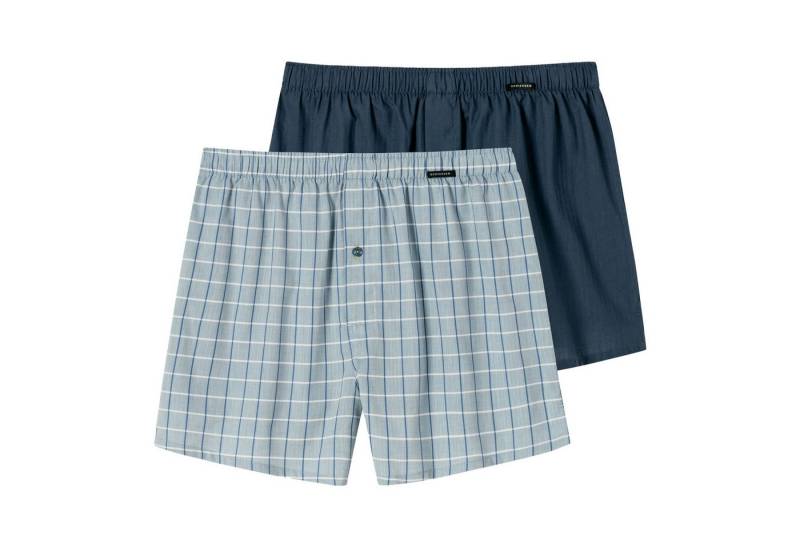 Schiesser Boxershorts 2er Pack Boxershorts (2-St., 2 Stück) aus hautfreundlicher Baumwolle von Schiesser