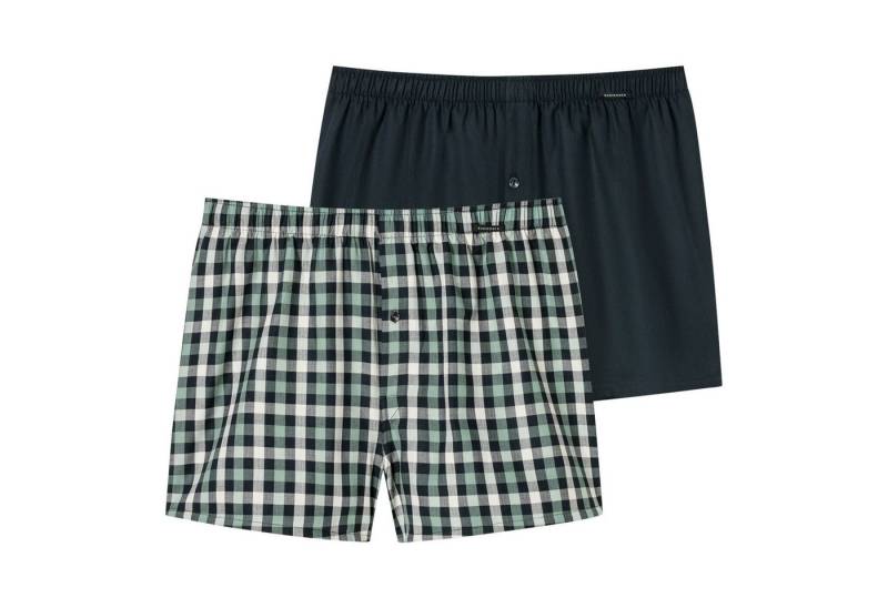 Schiesser Boxershorts 2er Pack Boxershorts (2-St., 2 Stück) aus hautfreundlicher Baumwolle von Schiesser