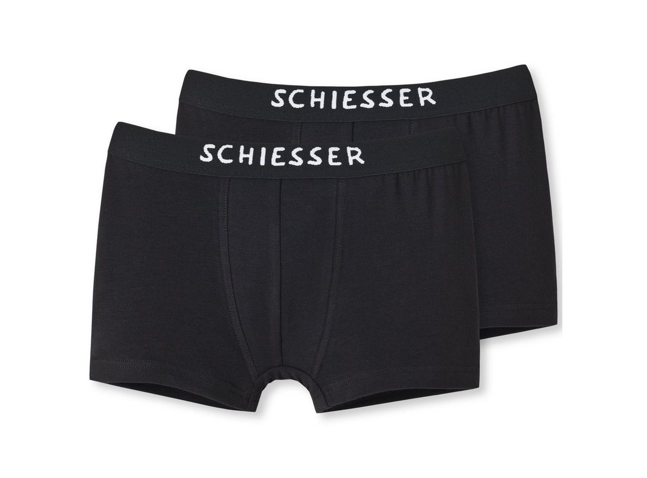 Schiesser Boxershorts 95/5 (Set, 2-St., Set) Jungen Low Rise Shorts Unterhosen, 2er Pack Jungen Hip-Shorts Retro von Schiesser