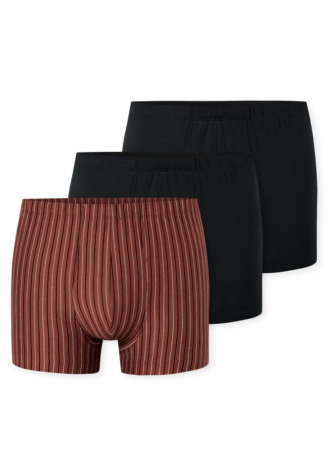 Schiesser Boxershorts 95/5 Essentials (3er Pack) mit softem, tonalem Komfortbund von Schiesser