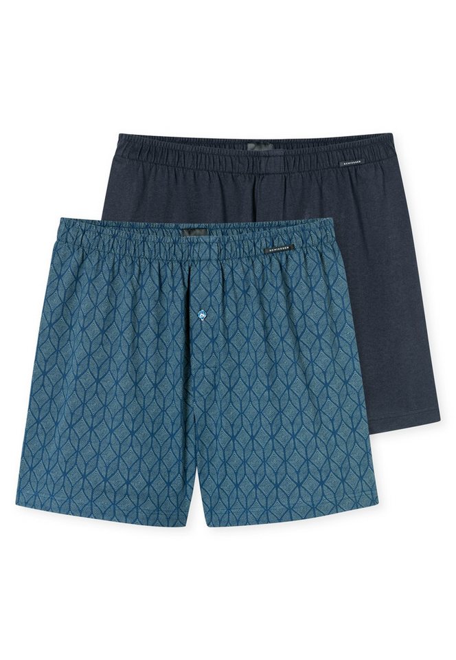 Schiesser Boxershorts "Boxershorts Multipacks" (2er Pack) Zwei verschiedene Designs im Doppelpack von Schiesser