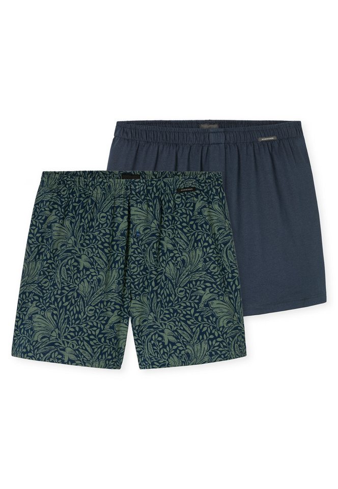 Schiesser Boxershorts "Boxershorts Multipacks" (2er Pack) Zwei verschiedene Designs im Doppelpack von Schiesser