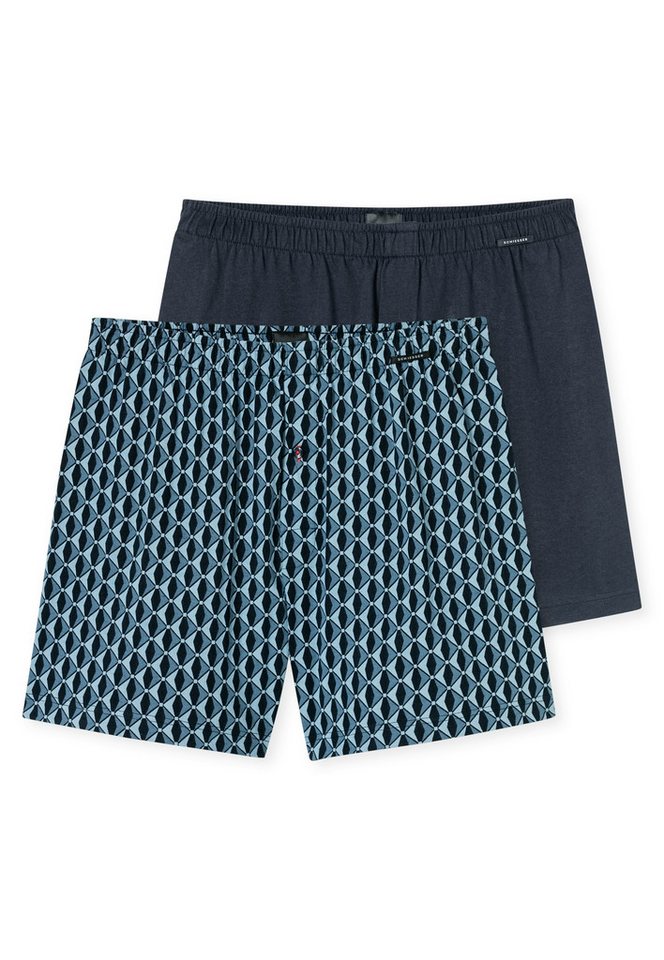 Schiesser Boxershorts "Boxershorts Multipacks" (2er Pack) Zwei verschiedene Designs im Doppelpack von Schiesser