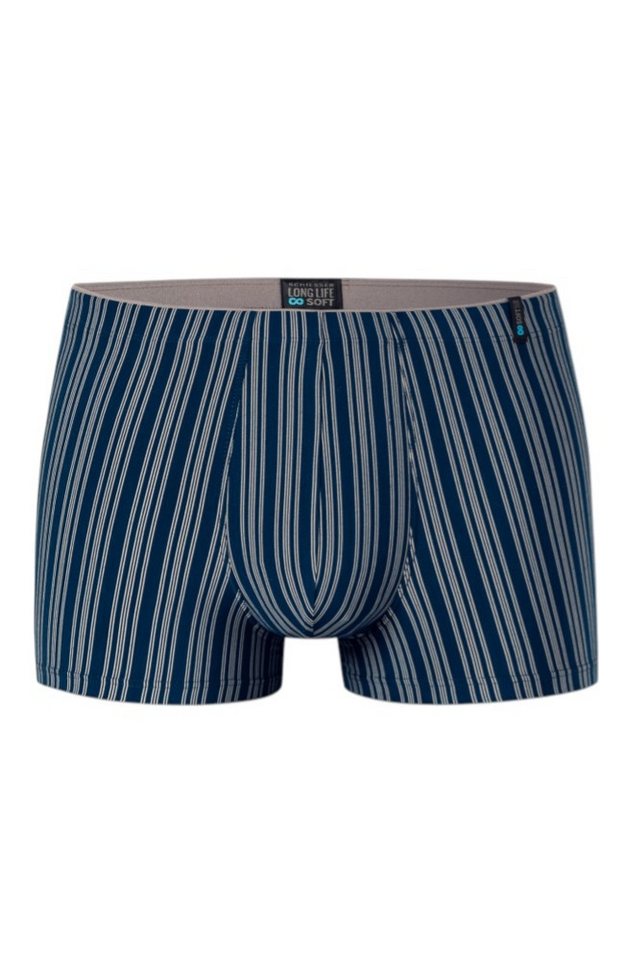 Schiesser Boxershorts Long Life Soft 183146 dunkelblau gestreift Herren - 1 Stück von Schiesser
