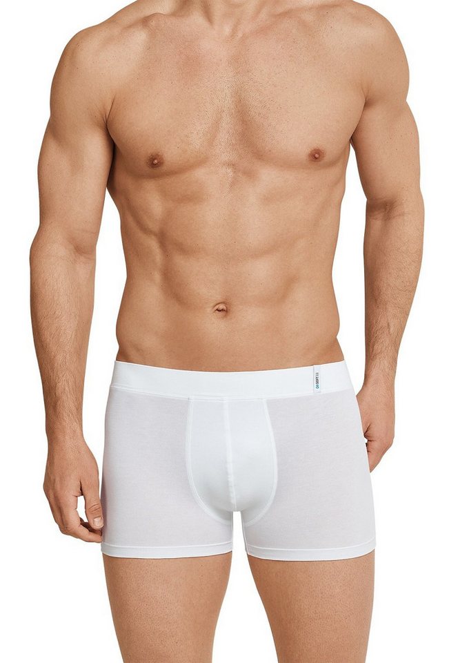 Schiesser Boxershorts Long Life Soft Unterwäsche weiss Herren von Schiesser