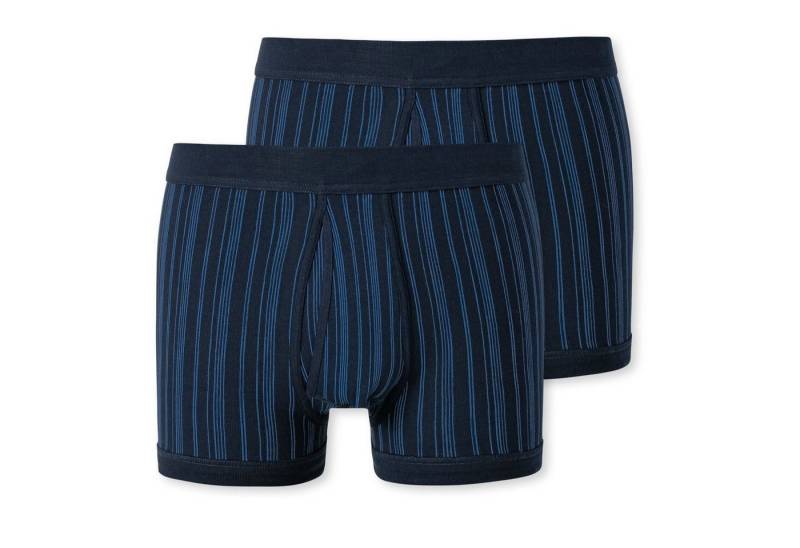 Schiesser Boxershorts Original Classics (2-St) mit Eingriff, Streifen-Muster, im 2er Pack von Schiesser