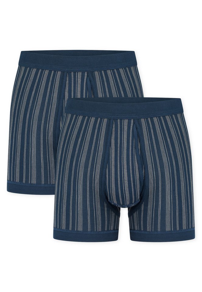 Schiesser Boxershorts Original Classics (2er Pack) mit Eingriff, gestreift von Schiesser