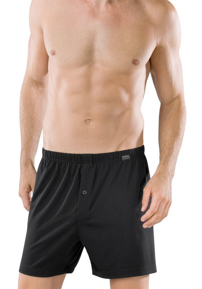 Schiesser Boxershorts Original Classics (Vorteilspack Spar-Pack, 2-St., 2er-Pack, 4er-Pack) Herren Shorts locker geschnitten mit Eingriff, aus reiner Baumwolle von Schiesser