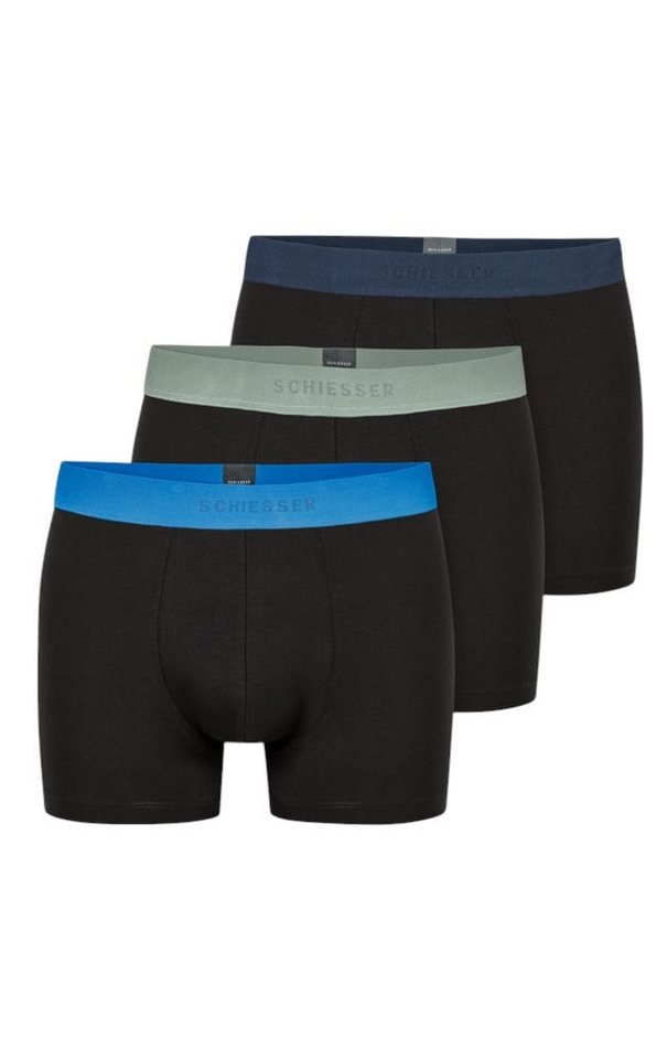 Schiesser Boxershorts Unterwäsche 95/5 Organic Cotton Webgummibund mehrfarbig schwarz Herren Schiesser Boxershorts Unterwäsche 95/5 Organic Cotton Webgummibund mehrfarbig schwarz Herren von Schiesser