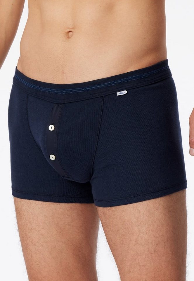 Schiesser Boxershorts Unterwäsche Revival Karl-Heinz dunkelblau Herren - 1 Stück von Schiesser