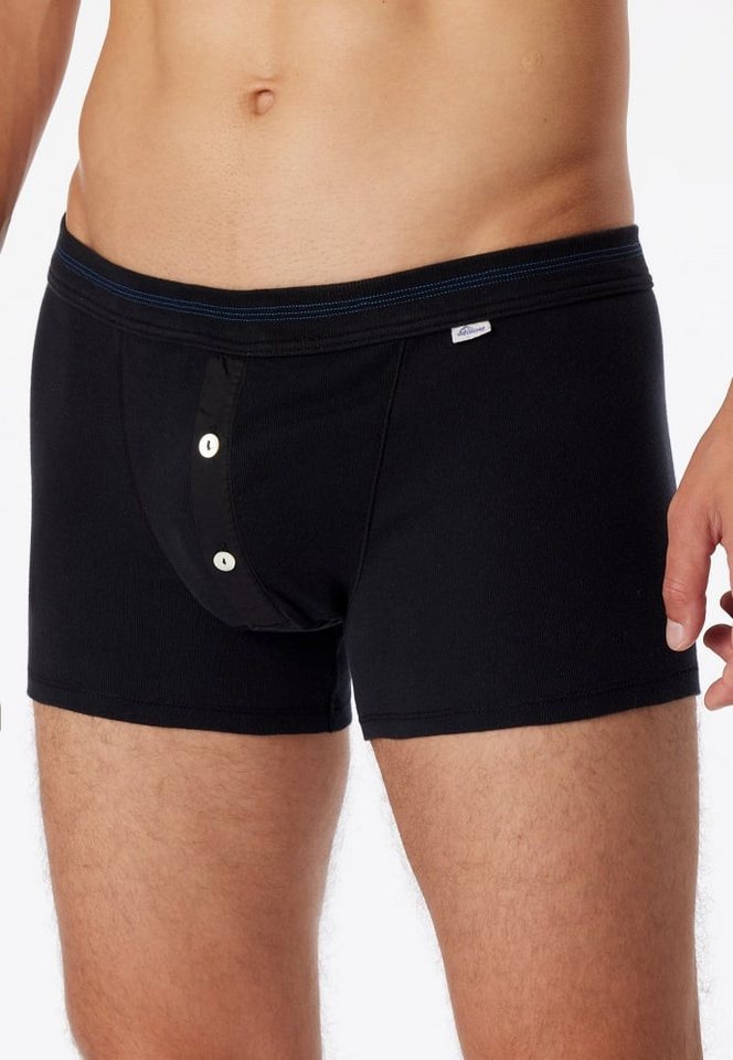 Schiesser Boxershorts Unterwäsche Revival Karl-Heinz schwarz Herren - 1 Stück von Schiesser