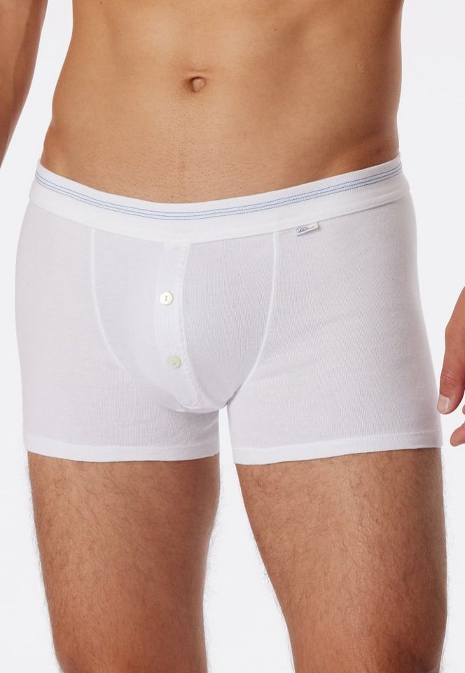 Schiesser Boxershorts Unterwäsche Revival Karl-Heinz weiss Herren - 1 Stück von Schiesser
