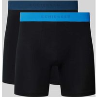 Schiesser Boxershorts mit elastischem Label-Bund im 2er-Pack in Bleu, Größe XL Schiesser Boxershorts mit elastischem Label-Bund im 2er-Pack in Bleu, Größe XL von Schiesser