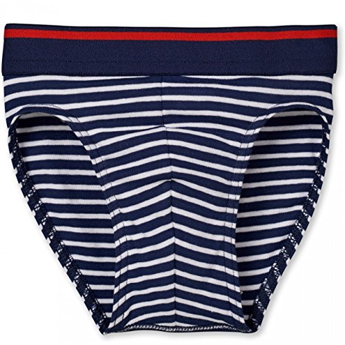 Schiesser Boys Feinripp Slip Original Classics 2er Pack, Größe:140;Farbe:Dunkelblau (803) von Schiesser