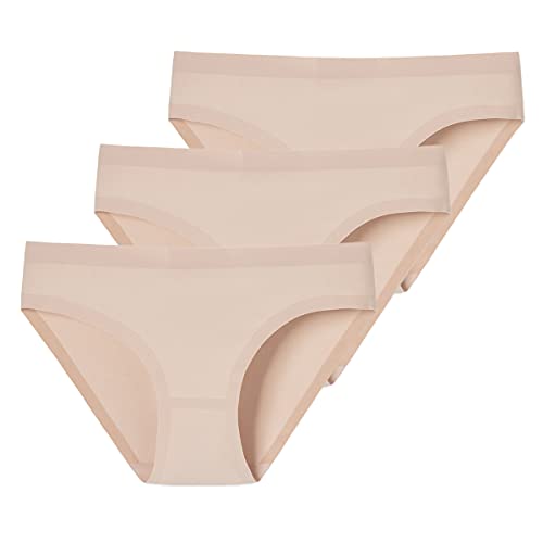 Schiesser Brasilianischer Damen-Slip, 3 x Hautfarben, XS von Schiesser