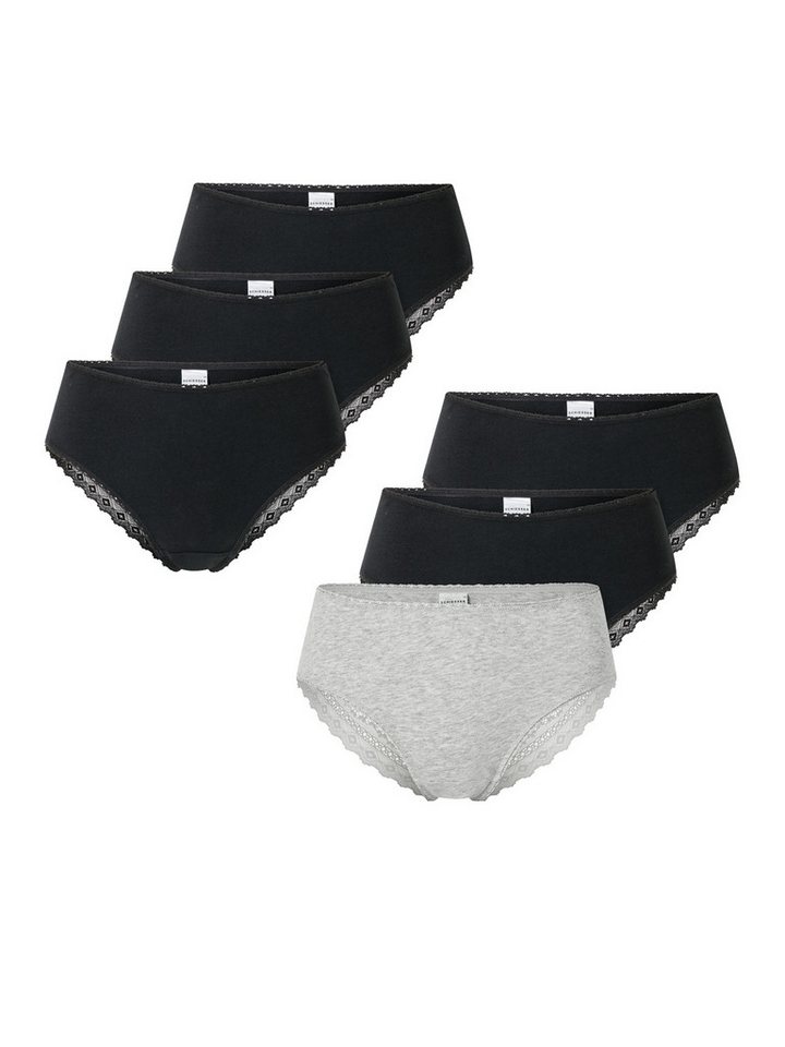 Schiesser Brasilslip Modern Multipacks (6-St) rio-slip tanga knapp von Schiesser