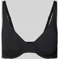 Schiesser Bügel-BH im unifarbenen Design Modell 'Unique' in Black, Größe 75C von Schiesser
