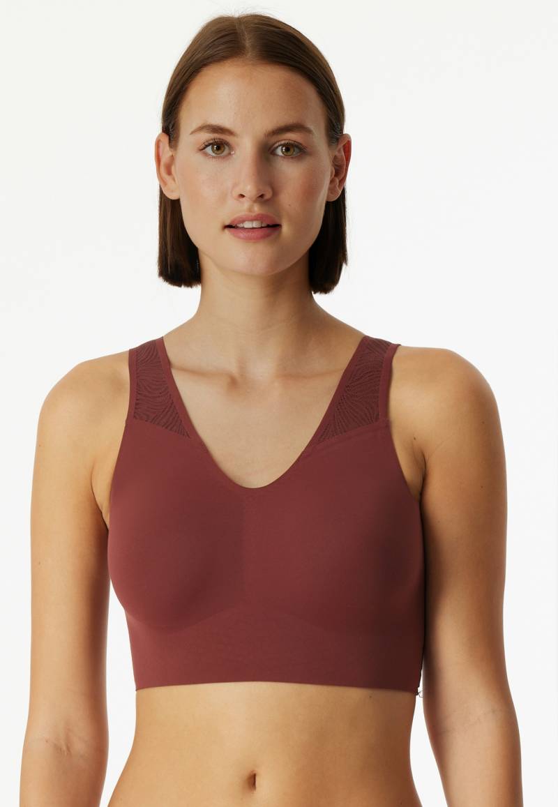 Schiesser Bustier "Invisible Soft Lace" herausnehmbare Pads, Spitzeneinsatz, V-Ausschnitt Schiesser Bustier "Invisible Soft Lace" herausnehmbare Pads, Spitzeneinsatz, V-Ausschnitt von Schiesser