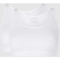 Schiesser Bustier mit Stretch-Anteil im 2er-Pack in Weiss, Größe 34 von Schiesser