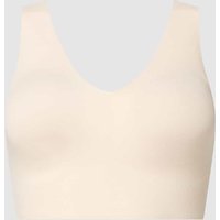 Schiesser Bustier mit Stretch-Anteil - wattiert in Beige, Größe 40 von Schiesser