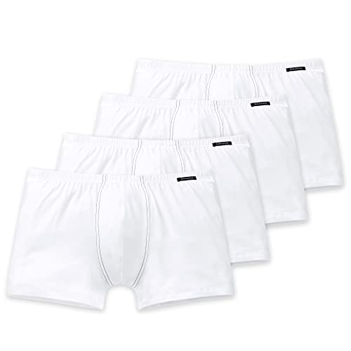Schiesser Cotton Essential Shorts - 205222-4er Spar-Pack (7 Weiß) von Schiesser