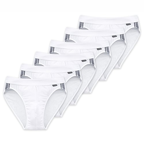 Schiesser Cotton Essentials Stretch Rio Slip - 035110-6er Spar-Pack (8 Weiß),XXL von Schiesser