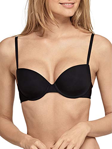 Schiesser Damen 152995 BH, schwarz, 70A von Schiesser