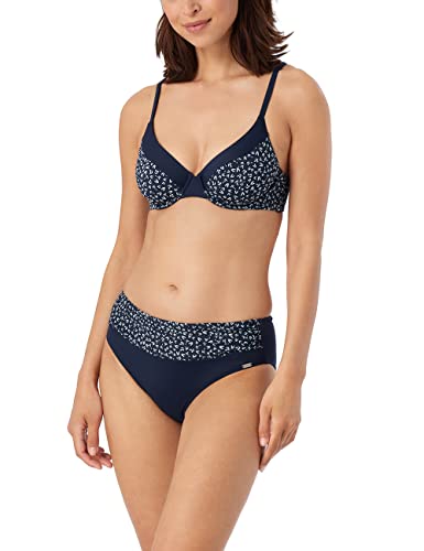 Schiesser Damen 179213 Bikini-Set, dunkelblau-gem, 42 von Schiesser