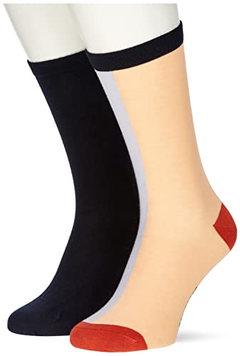 Schiesser Damen 2 Pack Damensocken Klassische Socken, Mehrfarbig 1, 39/42 von Schiesser