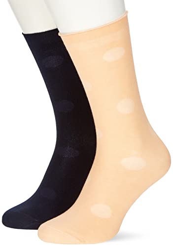 Schiesser Damen 2 Pack Damensocken Klassische Socken, Mehrfarbig 1, 39/42 von Schiesser