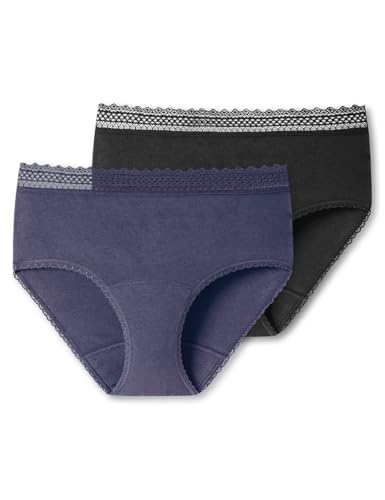 Schiesser Damen 2 Pack Menstruationswäsche/ Periodenslip Komfortschnitt auslaufsicher - Secret Care von Schiesser