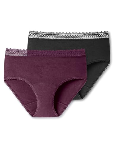 Schiesser Damen 2 Pack Menstruationswäsche/ Periodenslip Komfortschnitt auslaufsicher - Secret Care von Schiesser