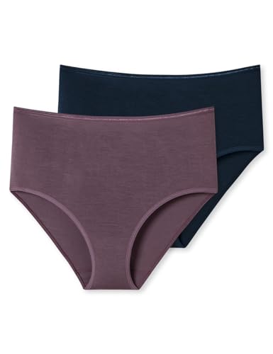 Schiesser Damen 2 Pack Midi Slip Unterwäsche - Modal Essentials, Sortiert 3_181764, 48 von Schiesser