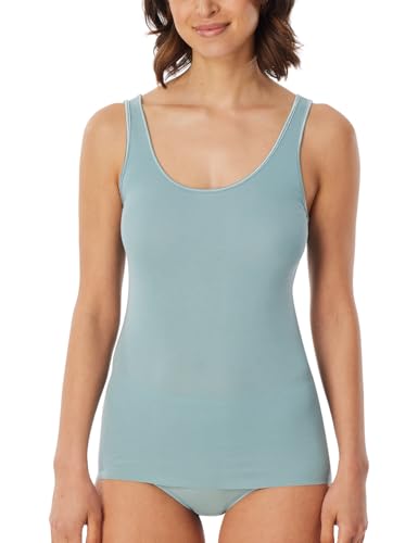 Schiesser Damen 2 Pack Spaghettitop Unterhemd - Modal Essentials, Sortiert 4_181761, 48 von Schiesser